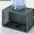 Collapsible Storage Bins with Lids - Stackable Storage Bins with Wheels, Plastic Storage Cabinet for Easy Organization, Green