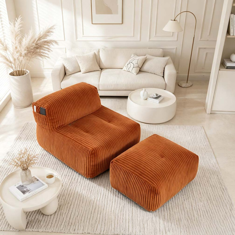 Fauteuil à billes Big, Orange