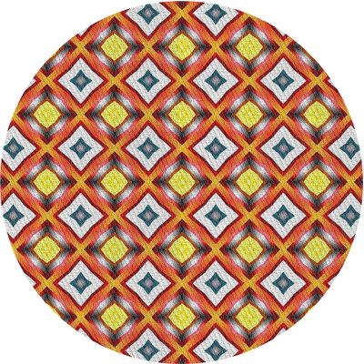 Tapis orange / jaune Power Loom