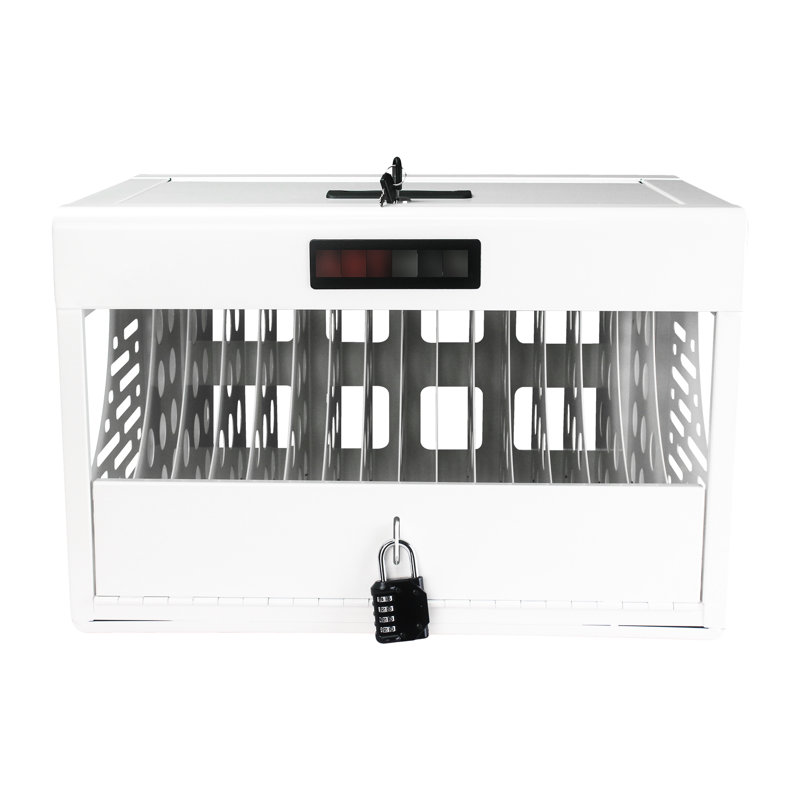 Locking Charging Cabinet For 16 Laptops 16 Laptop & -, White