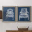 Antique Chair Blueprint V - ensemble de 2 impressions encadrées-2045192508-2044911295-2045192390