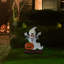 Piquet de chat fantôme d'Halloween à DEL