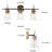 Joeanne 3 - Light Dimmable Vanity Light