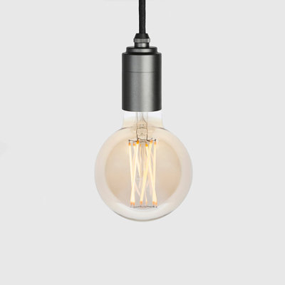 Luminaire suspendu Elva teinté en graphite