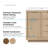 Xander 48 in. Single Sink Freestanding Sahara Birch Bathroom Vanity with White Engineered Stone Top and Brushed Gold Hardware-1381147598-1381147600