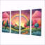 Ensemble de salon chambre d'enfant Rainbow Fantasy Castle-1454129929