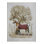 Tree and Horse Patterned Woven Base Modern Decorative Washable Rug