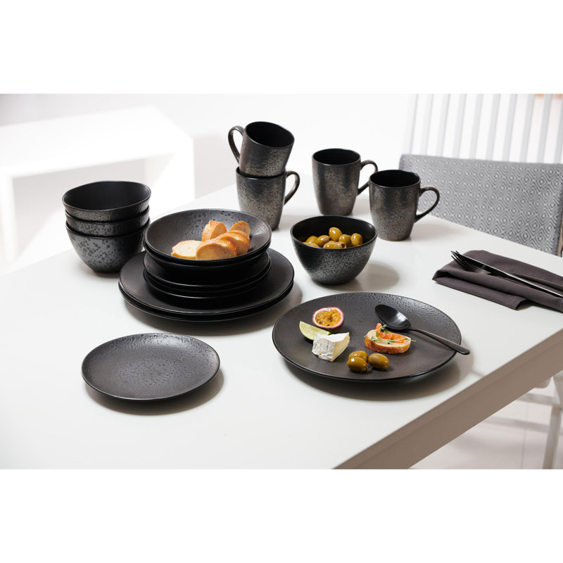 Stoneware Coffee Mug, Black