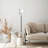 Stylish Metal Floor Lamp, Black, 11.8 x 11.8 x 66.1 inches | Base Plate Ø11.8 inches, Cable Length 98.4 inches, On/Off Switch on Cable | E27 Socket (Max 40W, Bulb Not Included) | Modern & Elegant Design for Home & Office-1779873016