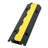 Cable Protector Ramp, 22,000 lbs/Axle Load Capacity, Rubber Material, 1 Pack, 1 Channel Heavy Duty Cord Cover, Black, 2.76 x 1.97 in Channel with Flip-Open Top Cover