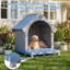 Niche pour chien en plastique, imperméable pour l'intérieur et l'extérieur-1289097783