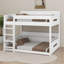Lit superposé grand sur grand avec tablettes de rangement et ports USB-45219743