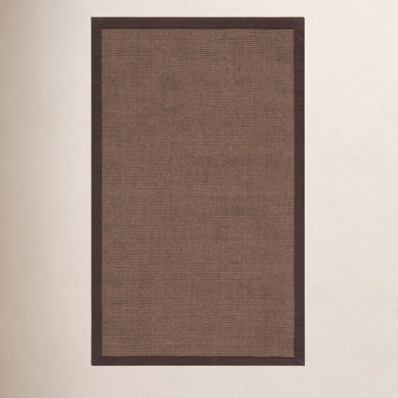 Cybil Auckland Jute Brown Area Rug, Rectangle 3' x 5'