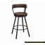 Ensemble de chaises pivotantes à hauteur de comptoir 29 pouces 2 pièces 360 degrés-114326383