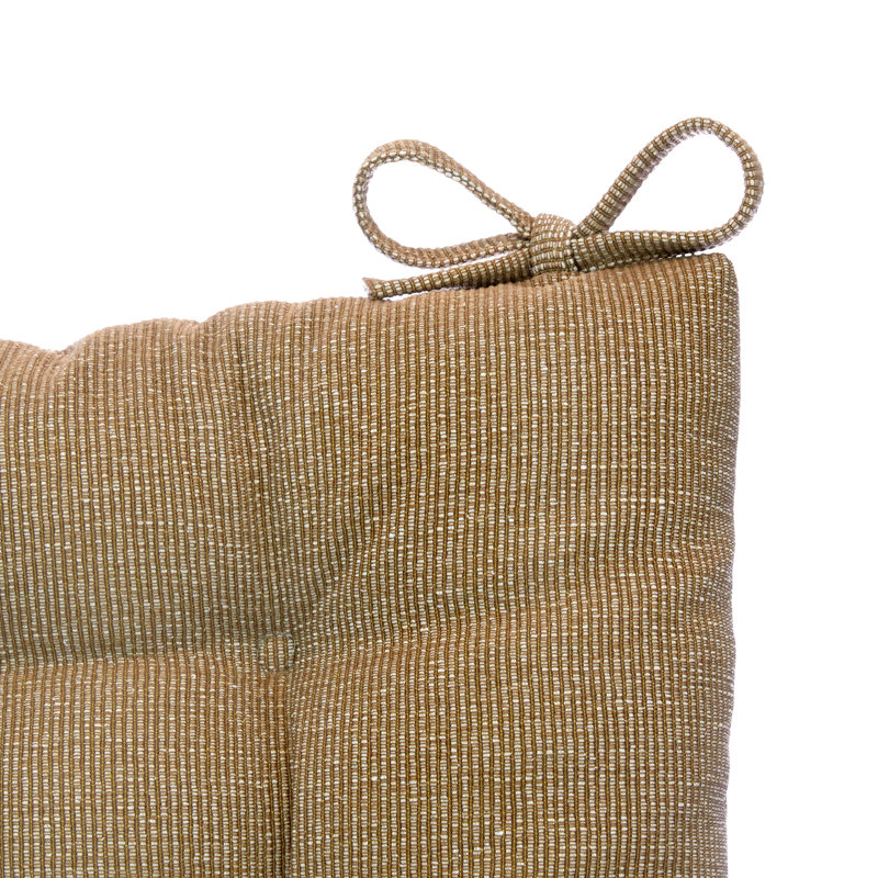 Non-Slip Rocking Chair Cushion Set, Slube Tan Polyester