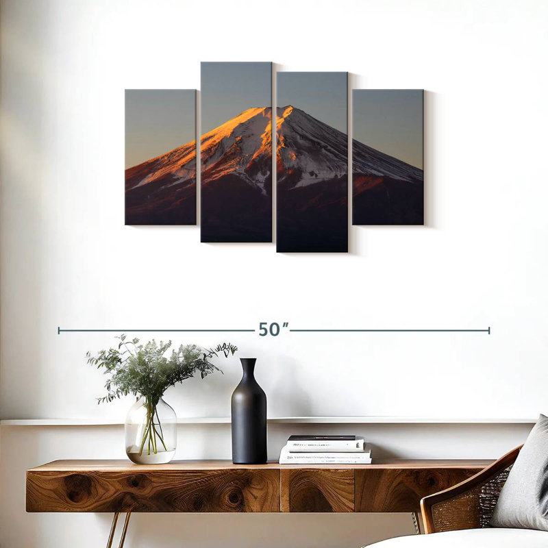 Alvord Mt Fuji Sunrise, H 22 po x l 36 po