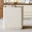 Bureau rectangulaire en bois manufacturé noyer avec 3 tiroirs-108537947
