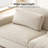 105" Polyester Loveseat Sofa,2 Seater Sofa With 2 Pillows,Sofa Couch,Modern Oversized Sofa For Living Room
