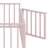 Metal Floor Bed Frame With Fence And Door-267469248-267469250