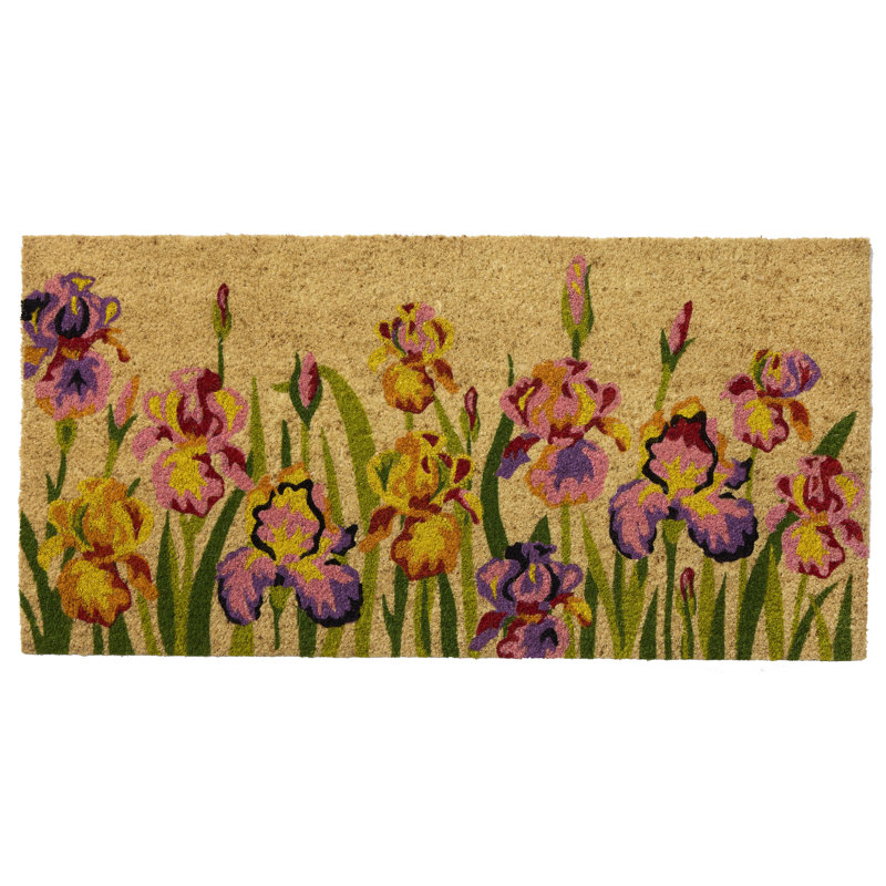 Irises Doormat 20x40