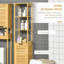 Plust Solid Wood Freestanding Linen Cabinet