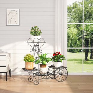 Classical Wrought Iron Plant Hangers for Wall Decor