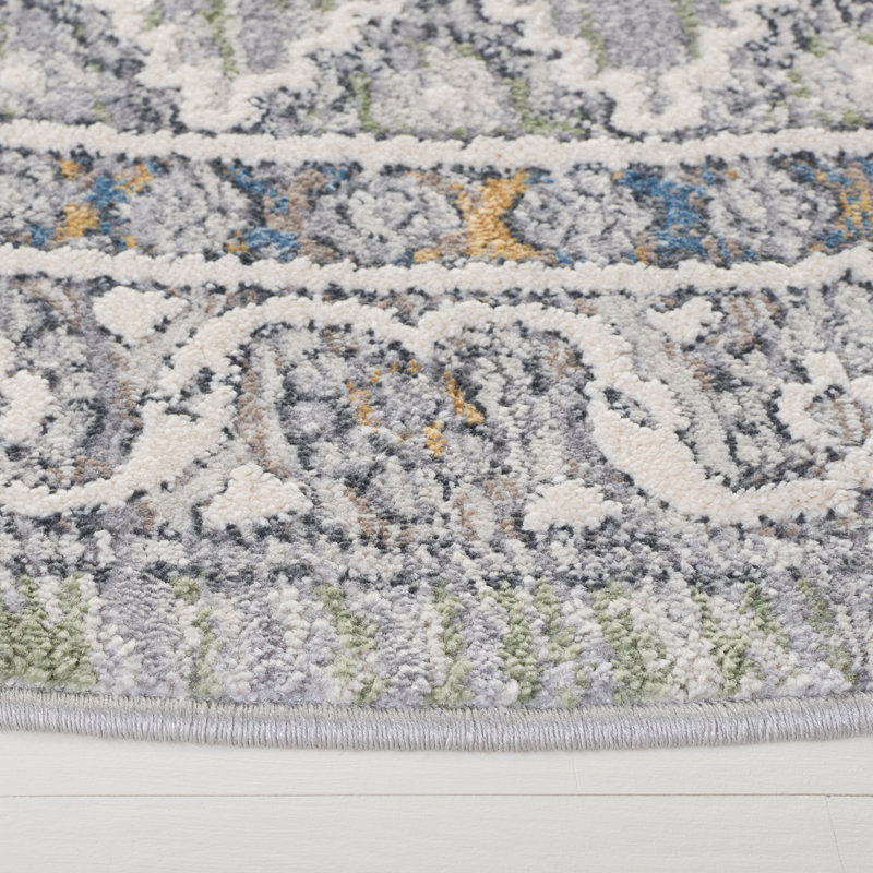 Clover Oriental Indoor Rug, Round 6'7"