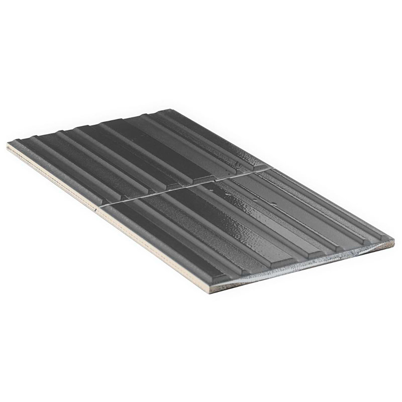 Sydney 8X16 3D Glossy And Matte Mixed Finish Ceramic Tile, Dark Gray