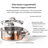 CopperBond 2qt Covered Saucier