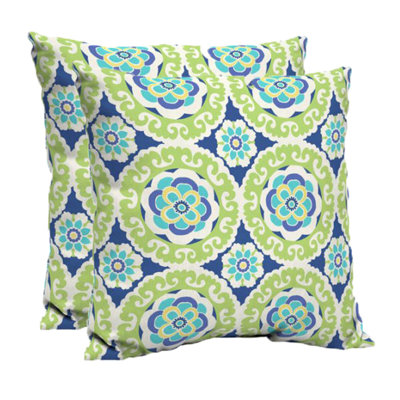 Ikat Outdoor Throw Pillow