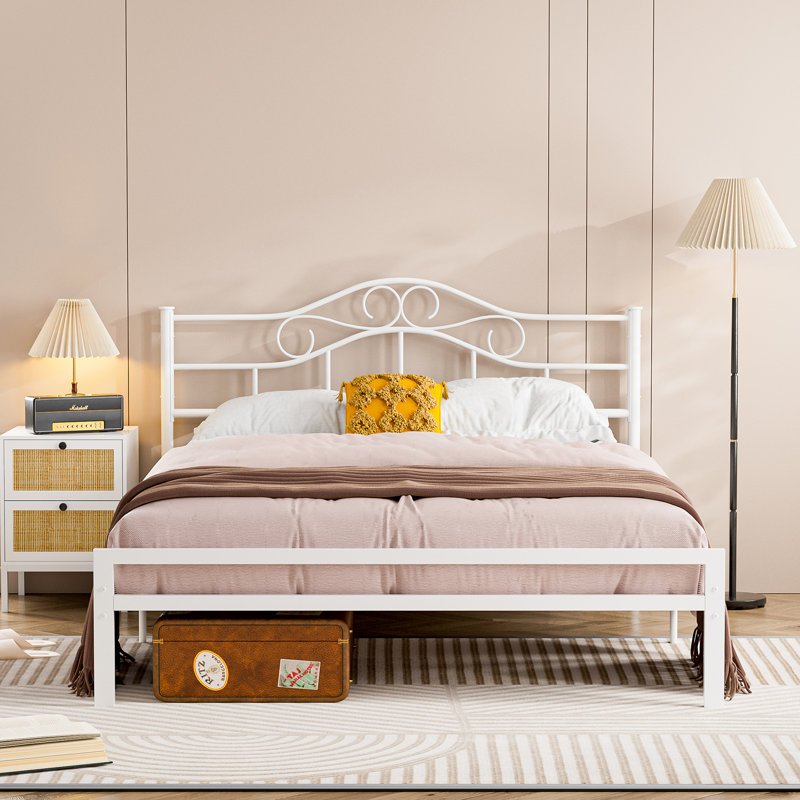 Tête de lit double Anary, Double, Blanc