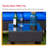 Dornisha 4 Person Patio Conversation Set with Cushions Outdoor Furniture Set for Backyard Garden Porch Deck and Comfortable Outdoor Seating-530149825