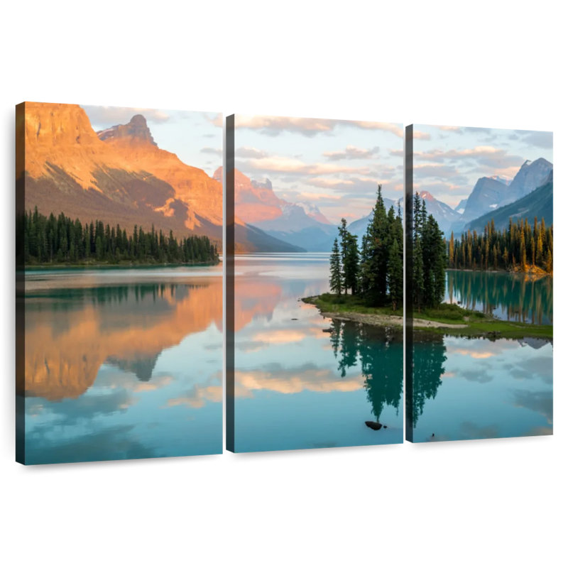 Alvord Maligne Lake Spirit Island, H 36 po x l 57 po