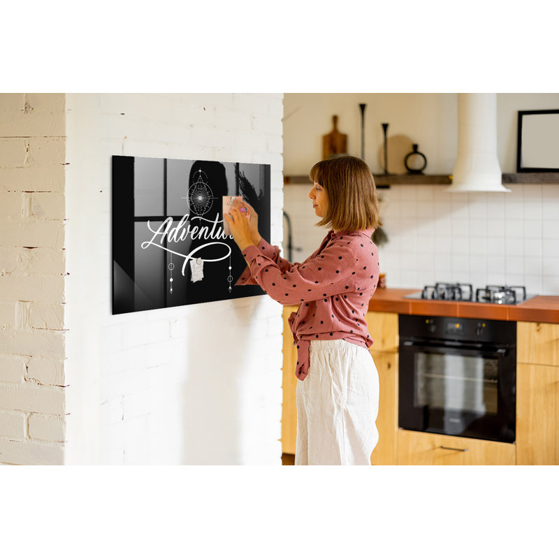 Magnetic Glass Photo Memo Board
