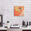 «Coral Large Cream Multi Blossoms Butterfly» par Evelia Designs, art mural sur toile-101995880