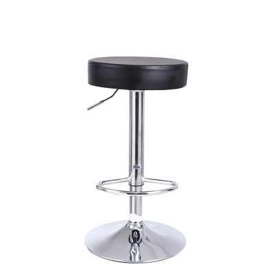 Aavi Swivel Upholstered Adjustable Height Counter Stool