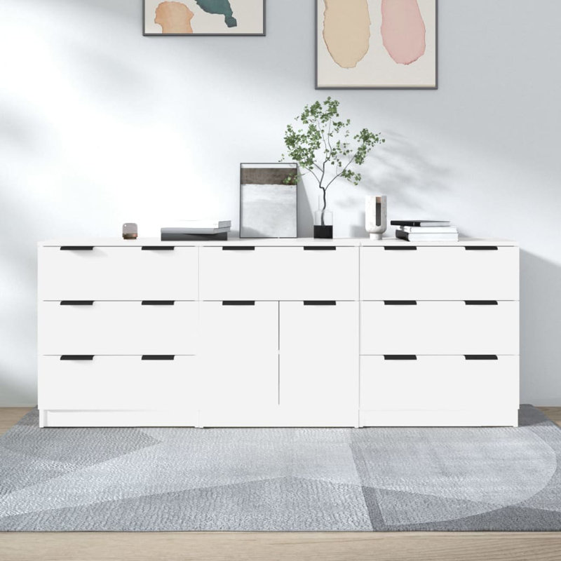 Huwwa 120cm Sideboard, White