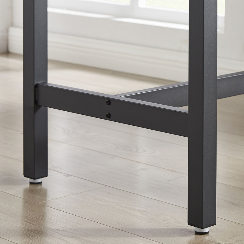 Ensemble de table de bar avec 4 tabourets de bar Siège souple avec dossier