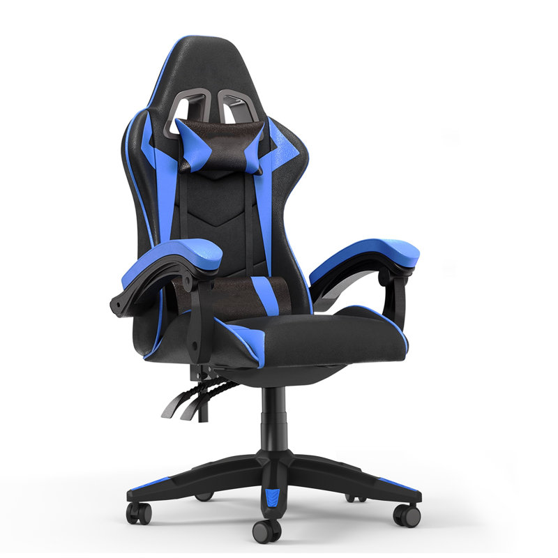 Fauteuil de jeu Stephen, Bleu et noir