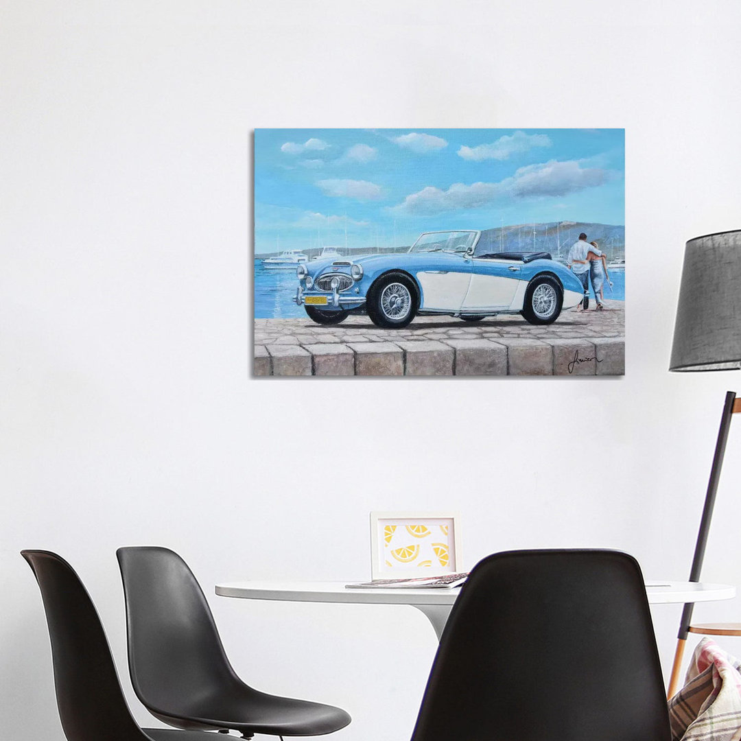 1952-1967 Austin Healey by Sinisa Saratlic - Wrapped Canvas Painting