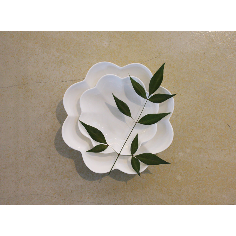 Bol bas 7 po Twig Lotus Blanc