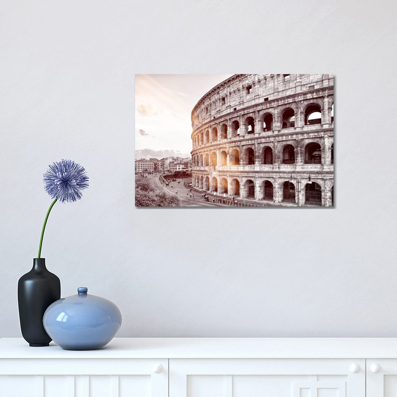 The Colosseum 1 Piece Wrapped Canvas Wall Art, 30.48 cm H x 45.72 cm W