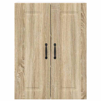 Vidaxl Kitchen Wall Cabinet Sonoma Oak 60 X 31 X 80 Cm Engineered Wood