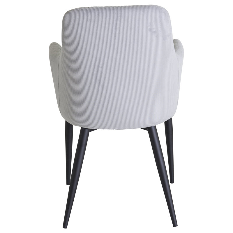 Phineas 48cm H Polyester Blend Upholstered Armchair, Light Grey