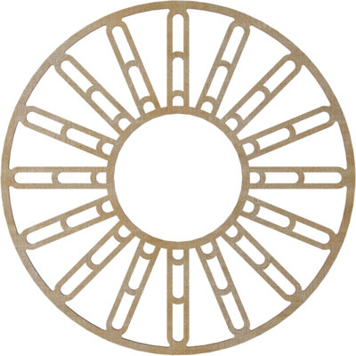 Médaillon de plafond en bois Hale