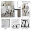 Tabouret de bar en tissu texturé Modern
