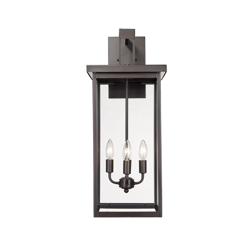 Applique murale d'extérieur Osakis Light, Bronze thermolaqué, H 27 po x l 11 po