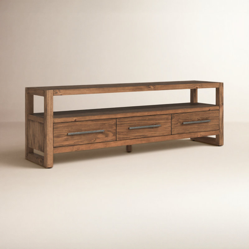 Modica TV Stand for TVs up to 70", Honey Brown