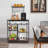 Multi-Tier Industrial Kitchen Storage Rack, Stand Organizer