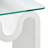 Ondine Glass Top Side Table In Spiced Apple-105698031